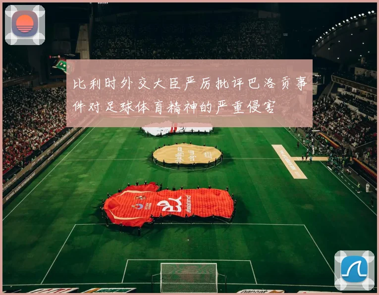比利时外交大臣严厉批评巴洛贡事件对足球体育精神的严重侵害